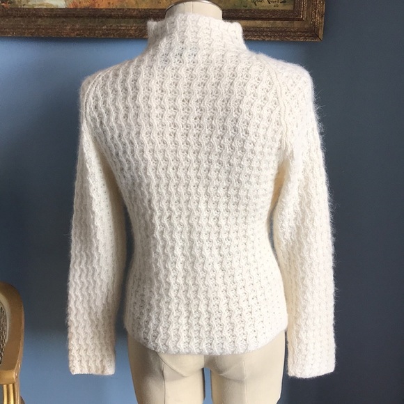 NWOT Mossimo cream mock neck knit pull on sweater size M regular or L juniors - Picture 3 of 11